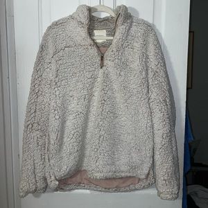 NWOT Thread and Supply Wubby pullover 3/4 zip